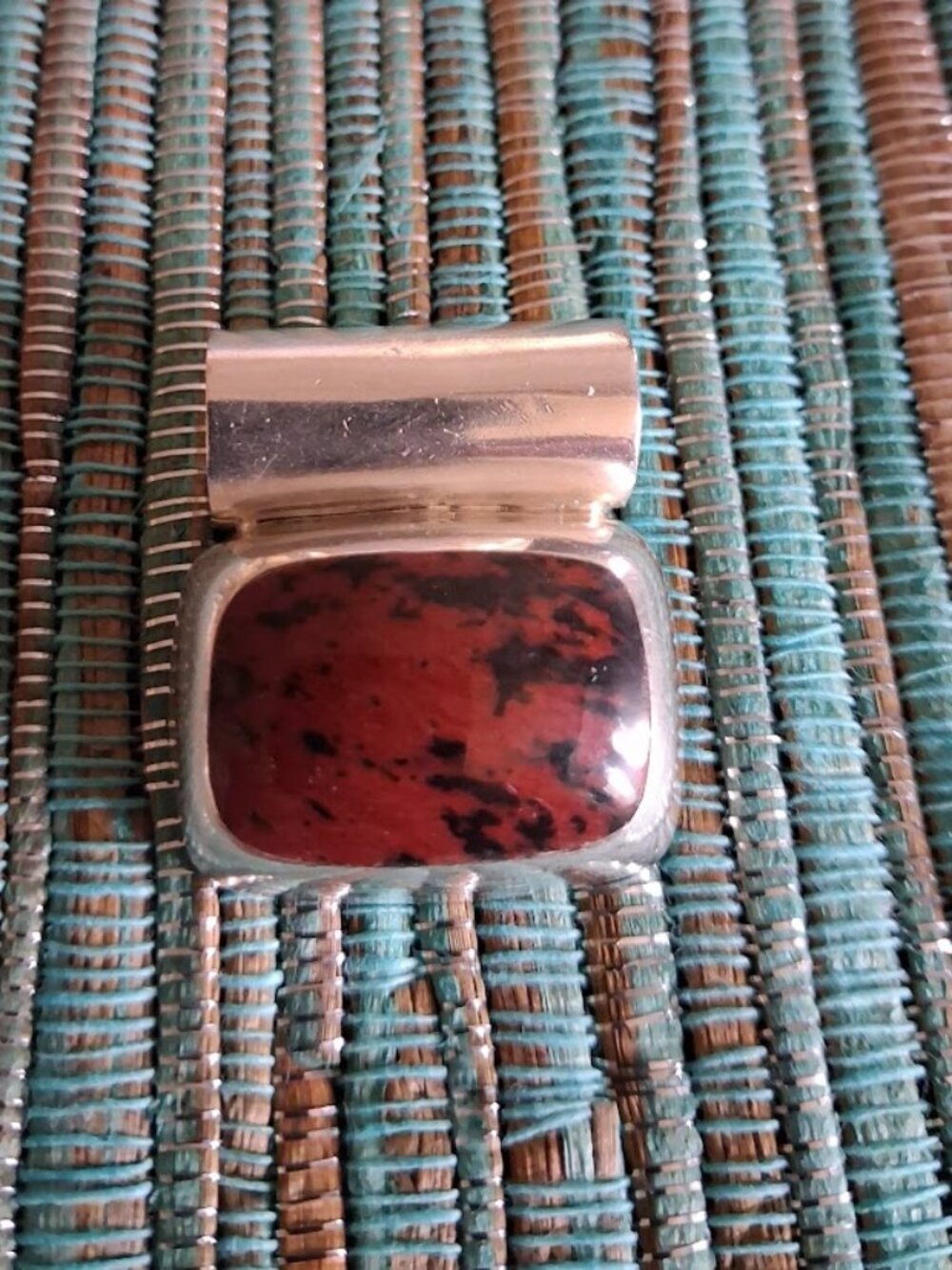 Vintage Mahogany Taxco Mexico .925 Sterling Silver Slide –  Hallmark TG-311